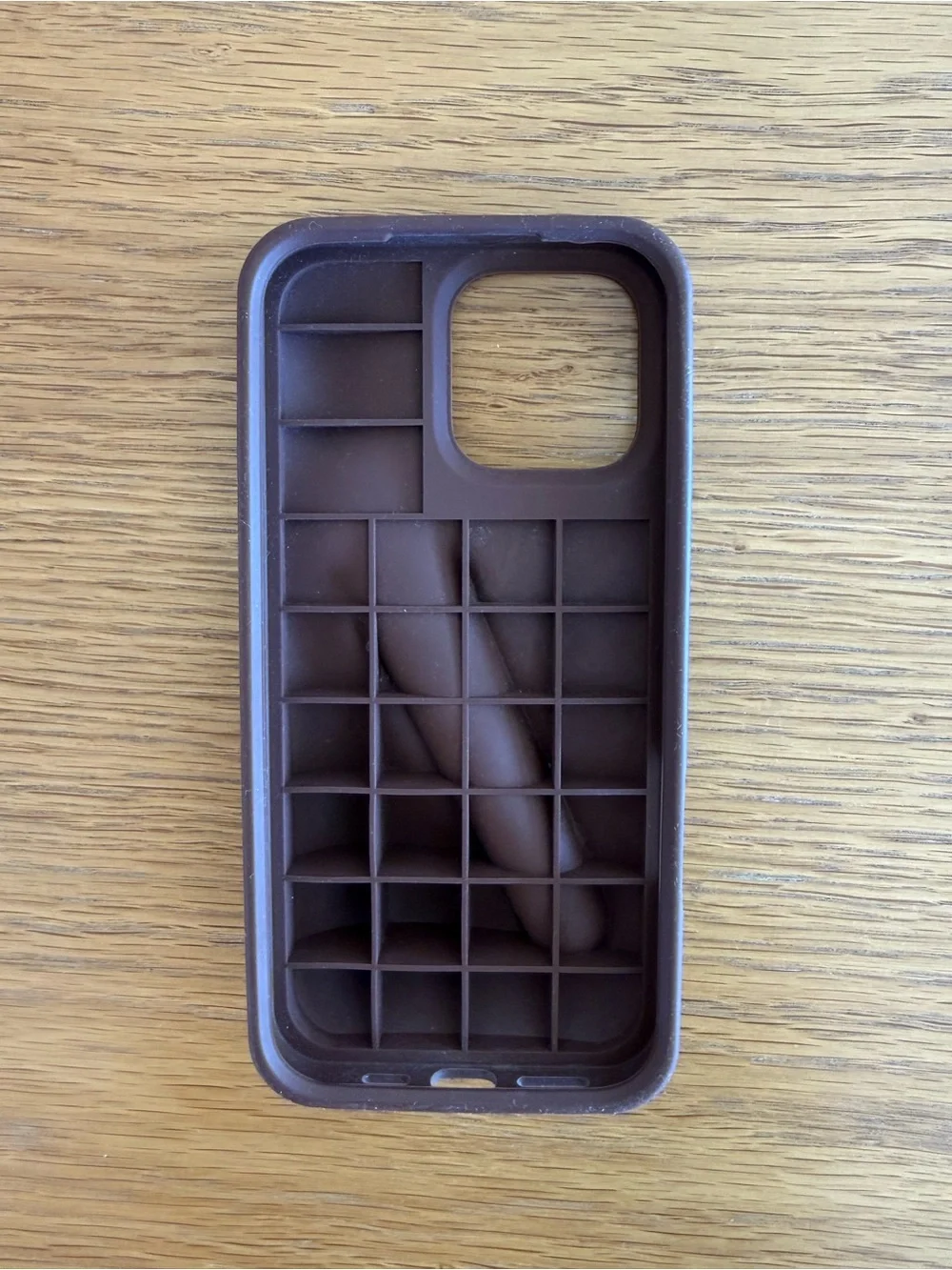 RHODE Brown Silicone iPhone Case